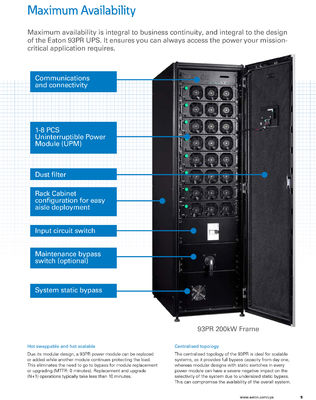 UPS Eaton 9PX 1000 RT2U 230V Tower/Rack 2U 9PX1000iRT2U EATON online UPS power supply Factory Price