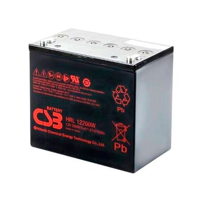CSB HRL12200W 12V 200W High Rate Long Life UPS VRLA Battery