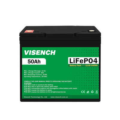 비센치 12V 50Ah 라이프포4 리?? 철 배터리 팩 심 사이클 타임 배터리 라이프포4 12V 태양 에너지 시스템
