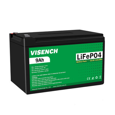 비센치 프리스마틱 12V 12.8V 9Ah 재충전 리?? 철화강 Lifepo4 배터리