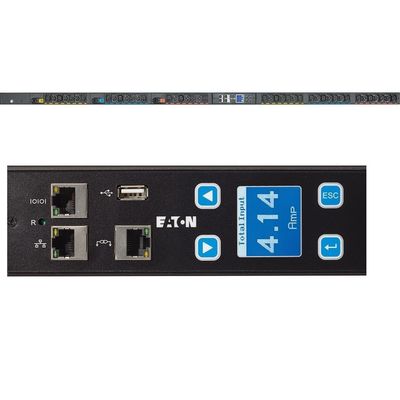 16A 축소된 AMP 1U PDU 파워 데이터 센터 EATON EFLXB00H FLEXPDU BASIC C14 10A 1P 8XC13