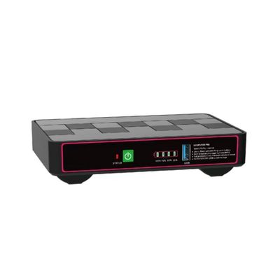 60W 12000MAH LiFePO4 12V 5V 미니 스마트 UPS DC 배터리 백업