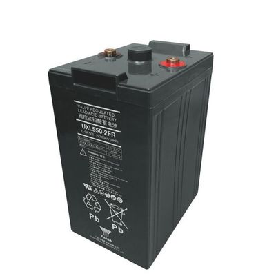 YUASA UXL550-2FR 2V 500Ah 최고 에너지 저장 유지 보수 무료 재충전 가능한 VRLA 배터리 500Ah 2V 전기 전력