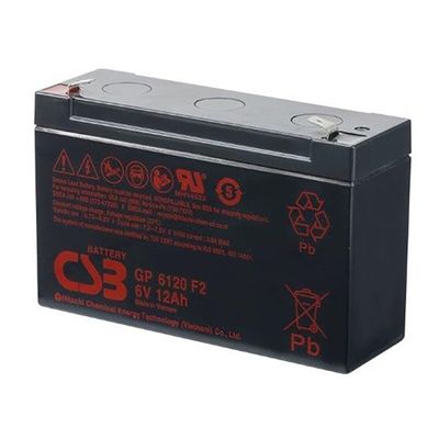 CSB GP6120 6V 12Ah 유지보수 없는 밸브 조절 납산 배터리