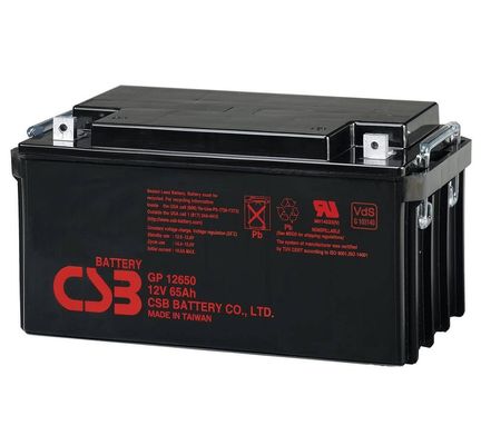 CSB GP12650 12V 65Ah 에너지 저장 재충전 가능한 VRLA 12V 65Ah CSB 배터리