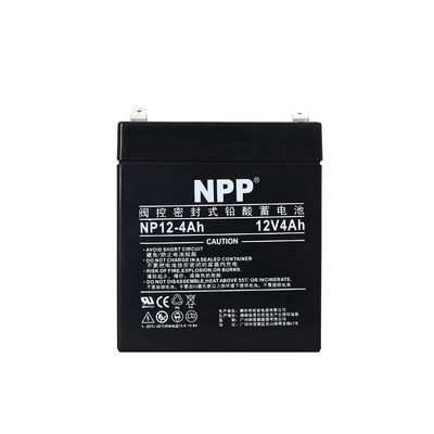 NPP NP12-4Ah 재충전 가능한 밀폐 된 납 산 12V 4Ah 배터리 오래 지속