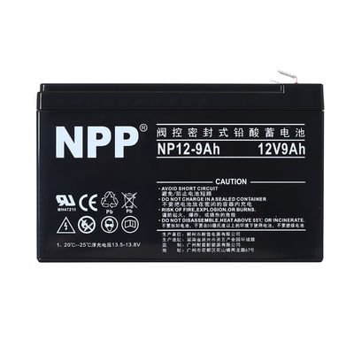 NPP NP12-9Ah 최선 에너지 저장 유지 보수 무료 밀폐 된 납산 교체 배터리 가정 경보 보안 시스템