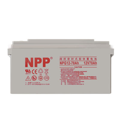 원자력 발전소용 12V 70AH GEL 교체 배터리 NPG12-70Ah