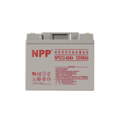 NPP NPG12-40Ah 최고 에너지 저장 유지 보수 무료 재충전 가능 밀폐 된 납 산 12V 40Ah 배터리