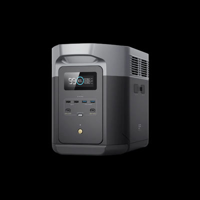 에코플로우 태양광 발전기 2048wh 델타 2 맥스 추가 배터리 중국 공장 가격 2400W 출구 휴대용 전원 공급 역