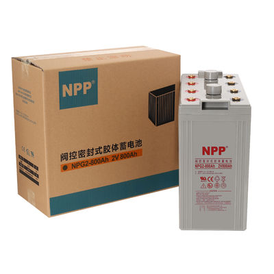 NPP NPG2-800Ah 젤 AGM 태양 전지 2V 800Ah 유지 보수 무료 납 산성 젤 배터리 UPS